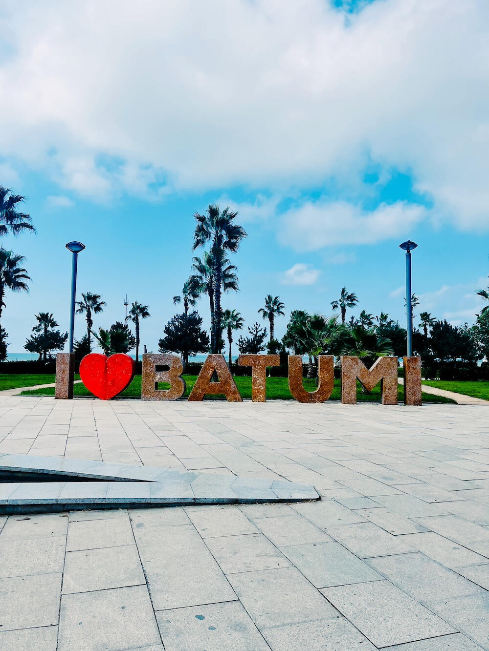 I Love Batumi sign